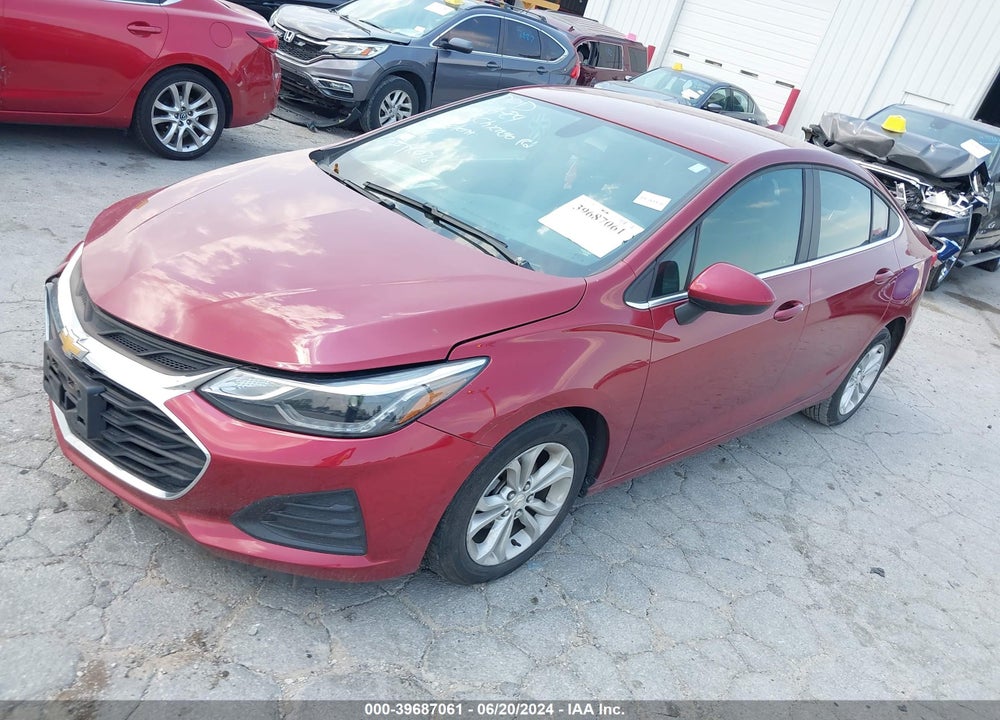 2019 CHEVROLET CRUZE LT VIN: 1G1BE5SM3K7142076