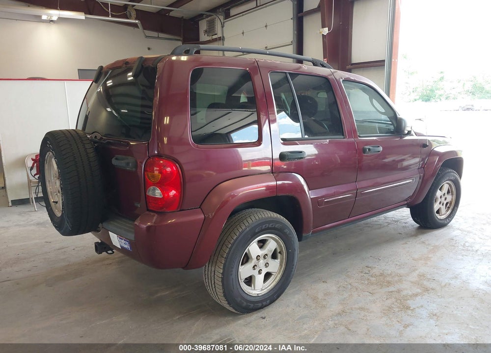 2002 JEEP LIBERTY LIMITED EDITION VIN: 1J8GL58K22W283745