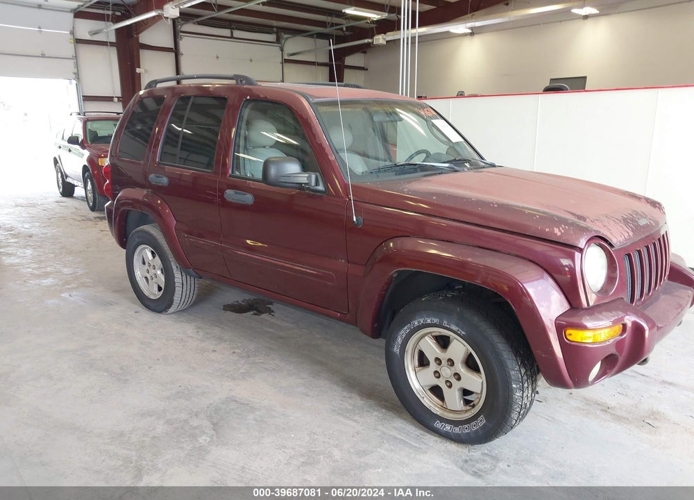 2002 JEEP LIBERTY LIMITED EDITION VIN: 1J8GL58K22W283745