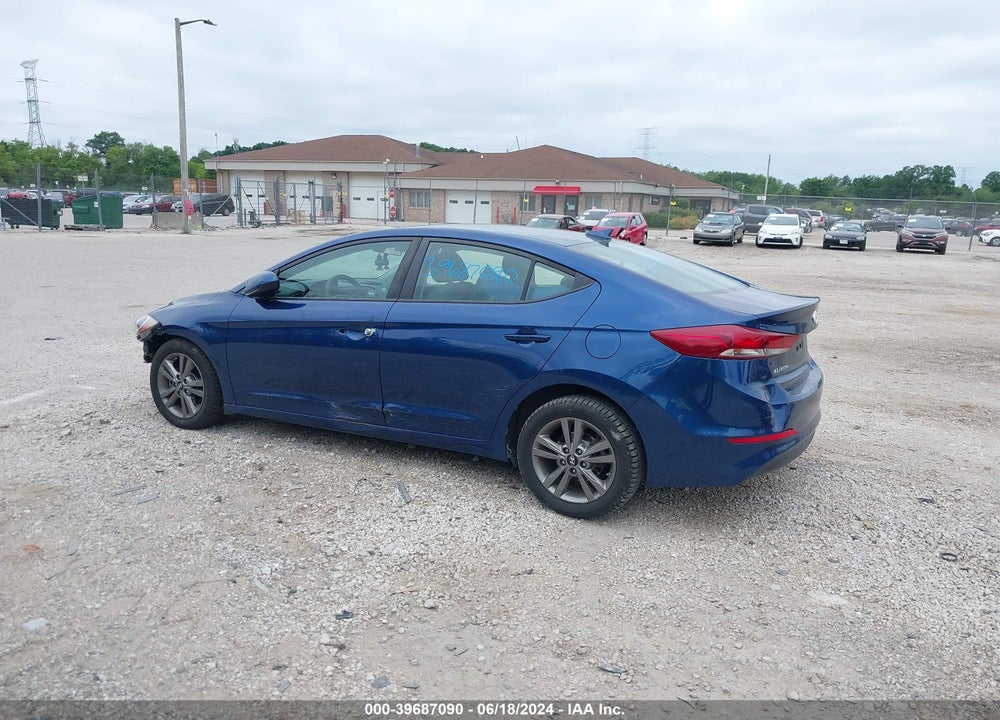2018 HYUNDAI ELANTRA SEL VIN: 5NPD84LF7JH403091