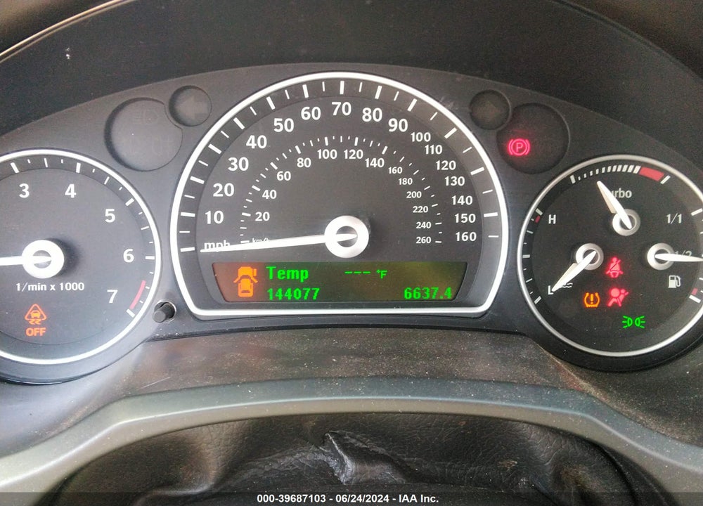 2009 SAAB 9-3 2.0T VIN: YS3FB46Y891010526