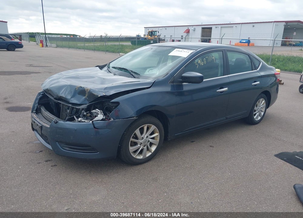 2013 NISSAN SENTRA SV VIN: 3N1AB7AP1DL651961