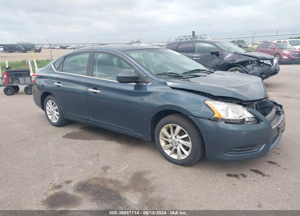 2013 NISSAN SENTRA SV VIN: 3N1AB7AP1DL651961