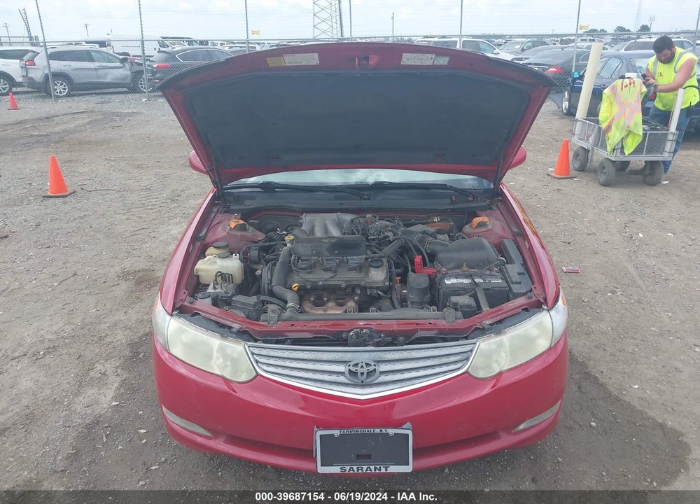 2002 TOYOTA CAMRY SOLARA SLE V6 VIN: 2T1CF28P22C600195