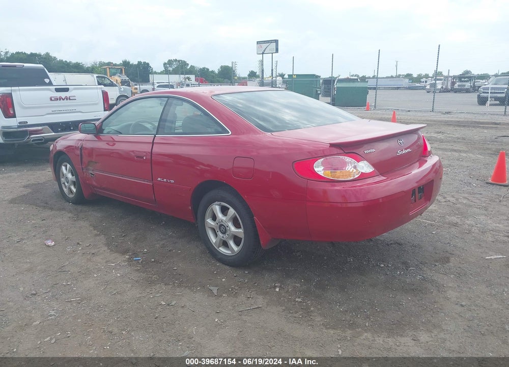 2002 TOYOTA CAMRY SOLARA SLE V6 VIN: 2T1CF28P22C600195