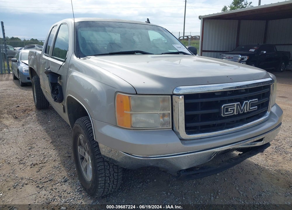 2009 GMC SIERRA 1500 SLE VIN: 1GTEK29J69Z117307