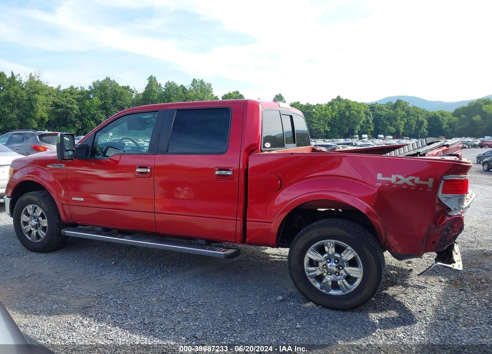 2011 FORD F-150 LARIAT VIN: 1FTFW1ET1BFA92222