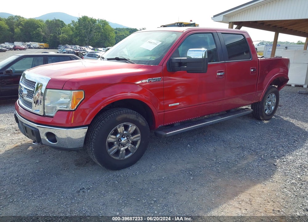 2011 FORD F-150 LARIAT VIN: 1FTFW1ET1BFA92222