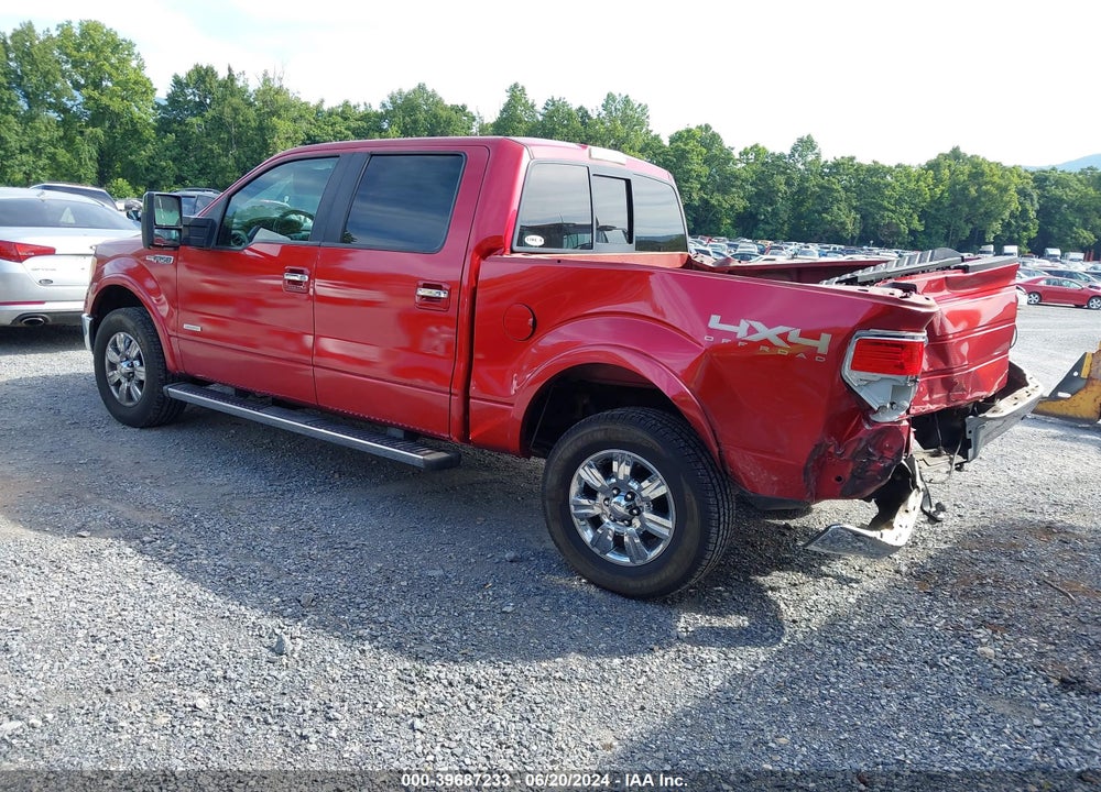 2011 FORD F-150 LARIAT VIN: 1FTFW1ET1BFA92222