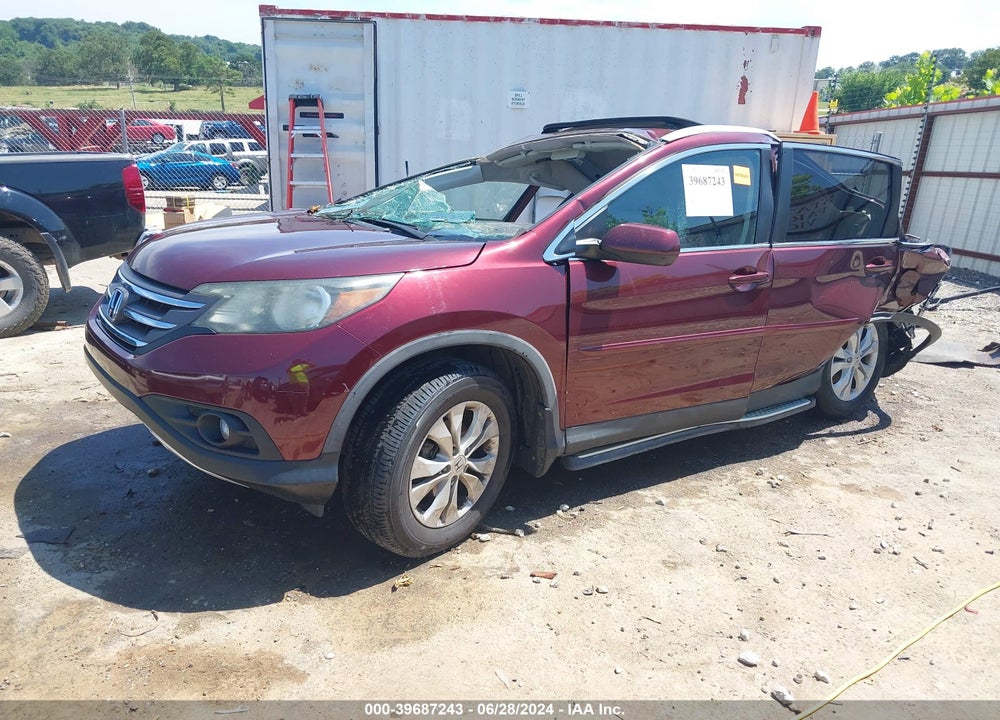 2013 HONDA CR-V EX-L VIN: 5J6RM4H71DL000432