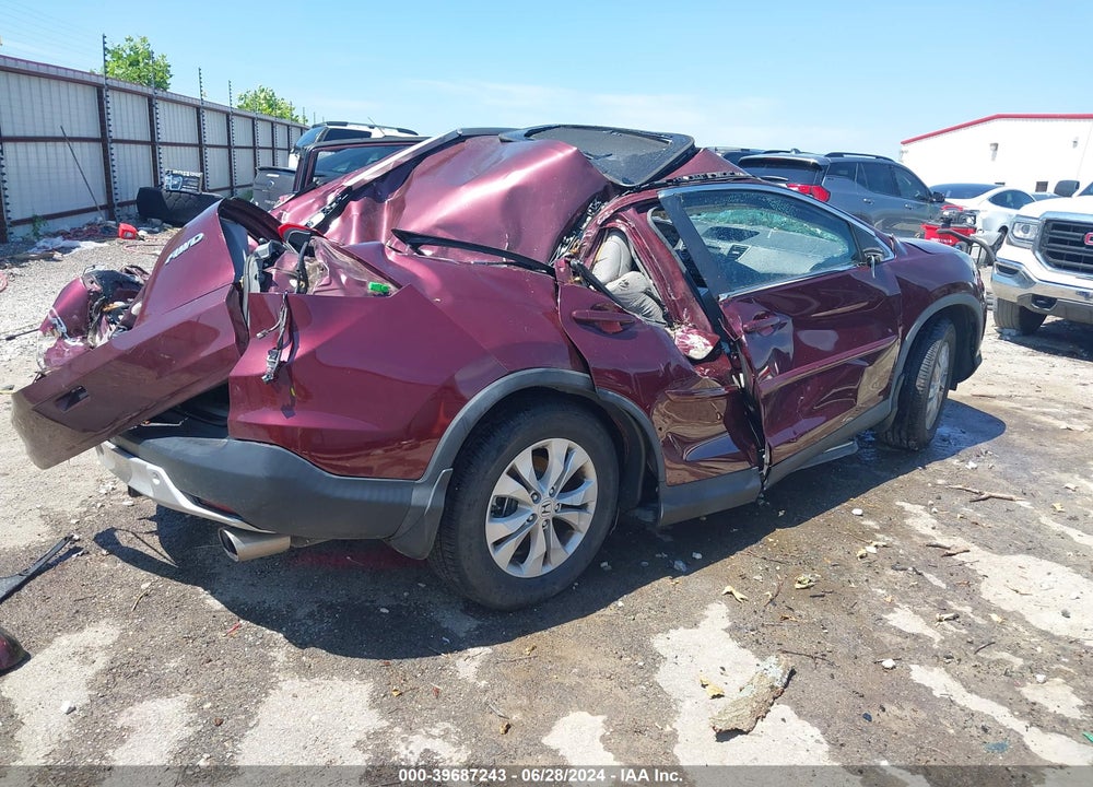 2013 HONDA CR-V EX-L VIN: 5J6RM4H71DL000432