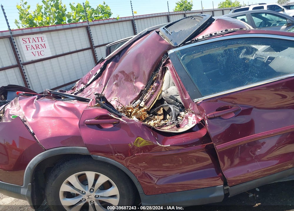 2013 HONDA CR-V EX-L VIN: 5J6RM4H71DL000432