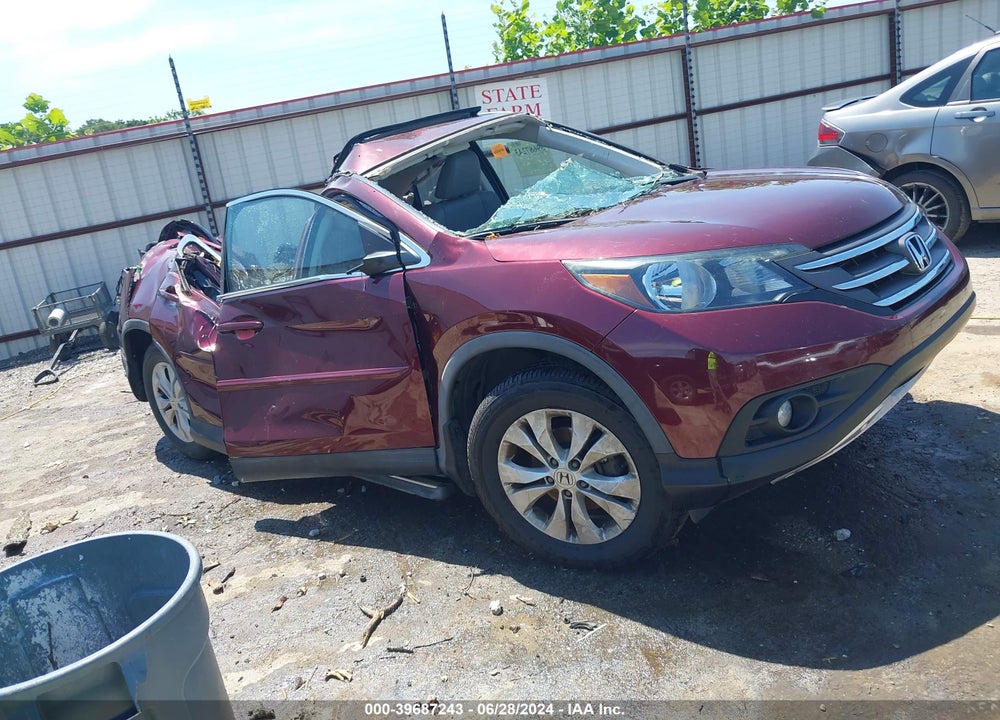 2013 HONDA CR-V EX-L VIN: 5J6RM4H71DL000432