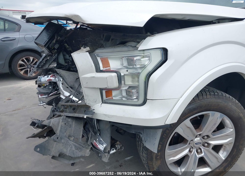 2016 FORD F-150 PLATINUM VIN: 1FTFW1EG1GFB53563
