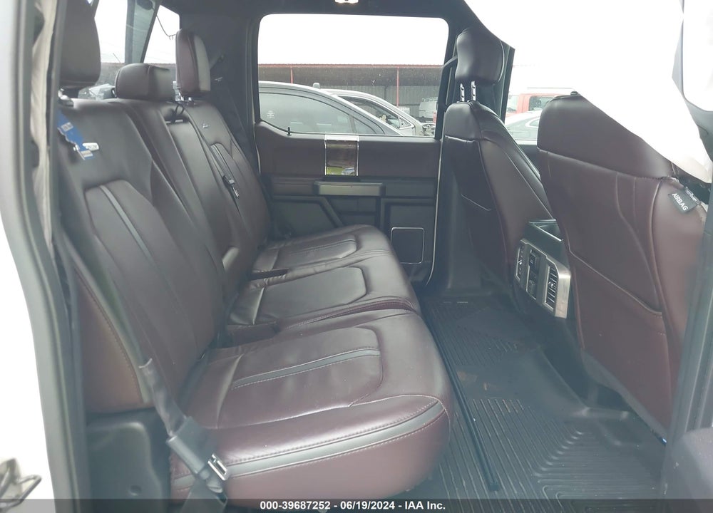 2016 FORD F-150 PLATINUM VIN: 1FTFW1EG1GFB53563