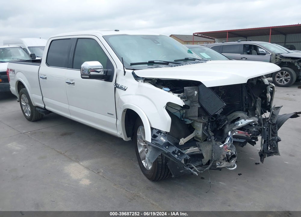 2016 FORD F-150 PLATINUM VIN: 1FTFW1EG1GFB53563