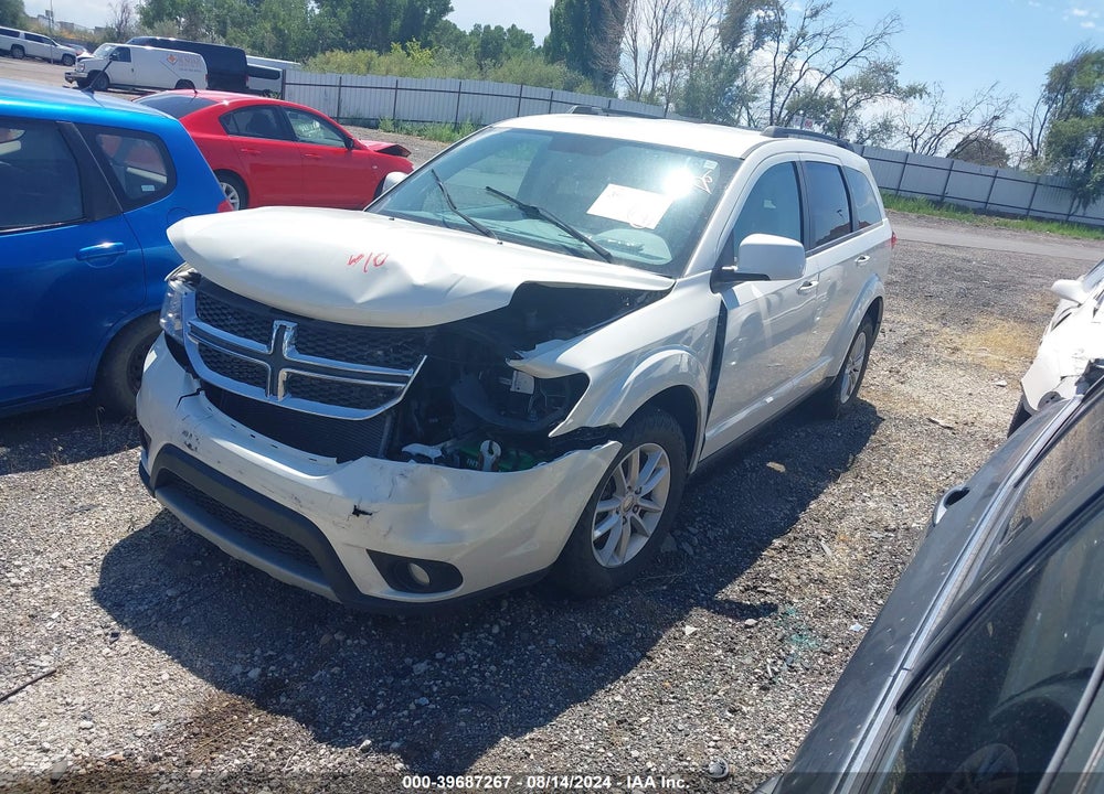 2014 DODGE JOURNEY SXT VIN: 3C4PDCBGXET198854