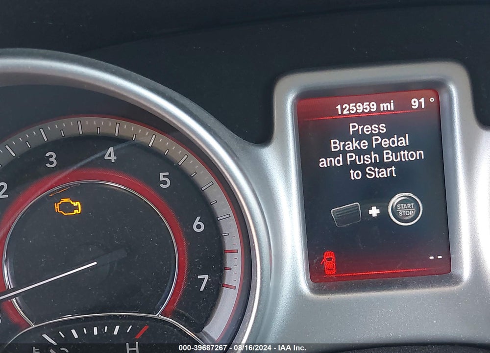 2014 DODGE JOURNEY SXT VIN: 3C4PDCBGXET198854
