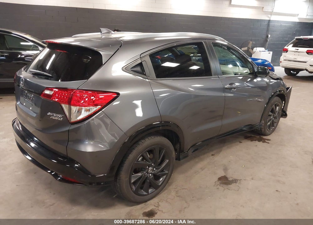 2022 HONDA HR-V AWD SPORT VIN: 3CZRU6H18NM775690
