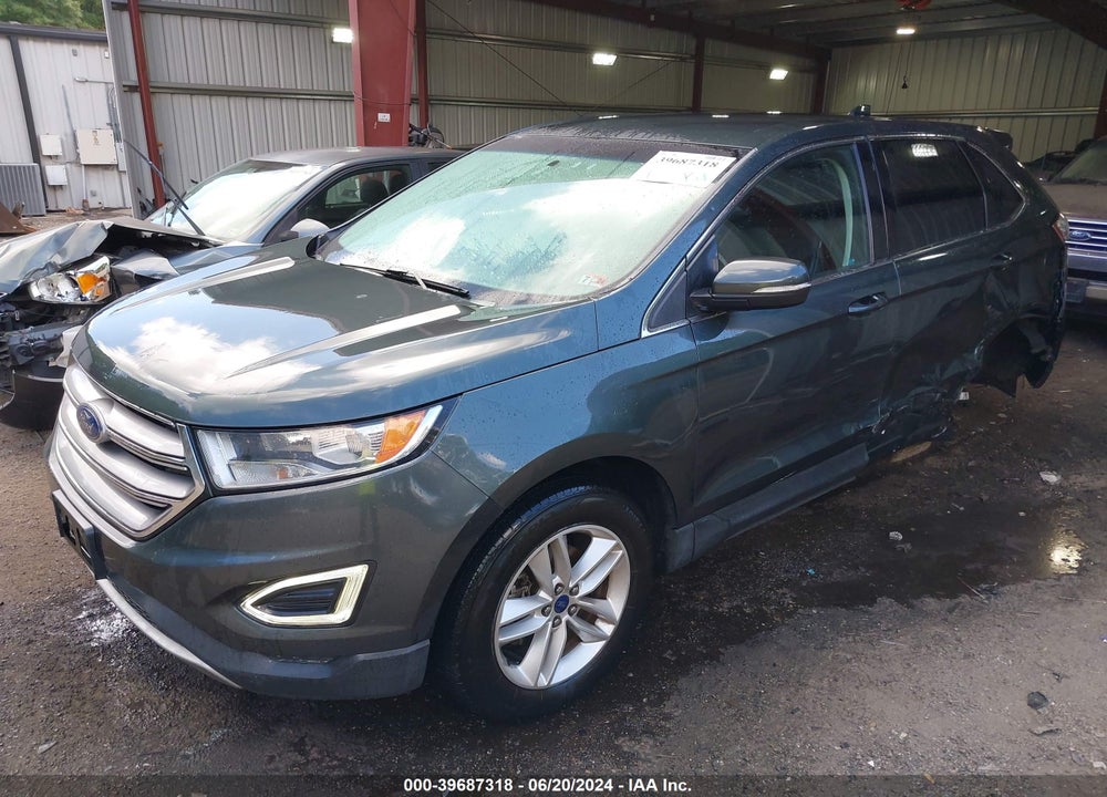 2015 FORD EDGE SEL VIN: 2FMTK3J88FBB76374