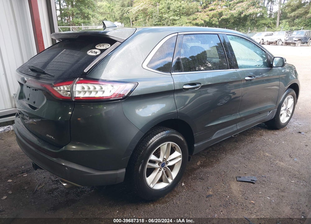 2015 FORD EDGE SEL VIN: 2FMTK3J88FBB76374