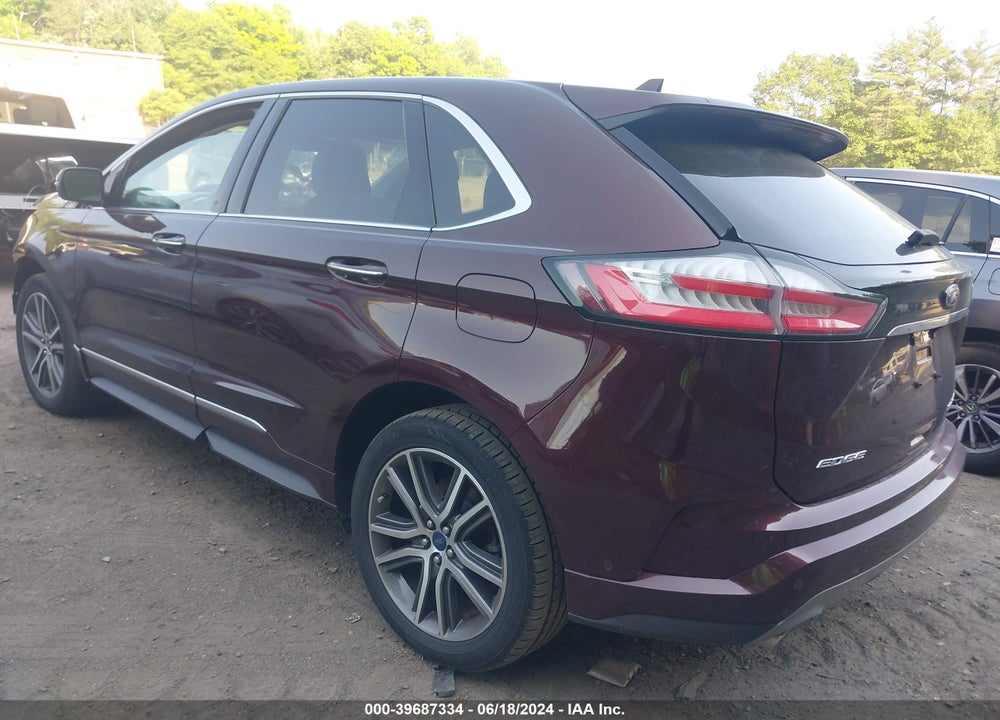 2019 FORD EDGE TITANIUM VIN: 2FMPK3K96KBB34725