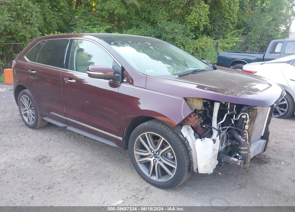 2019 FORD EDGE TITANIUM VIN: 2FMPK3K96KBB34725