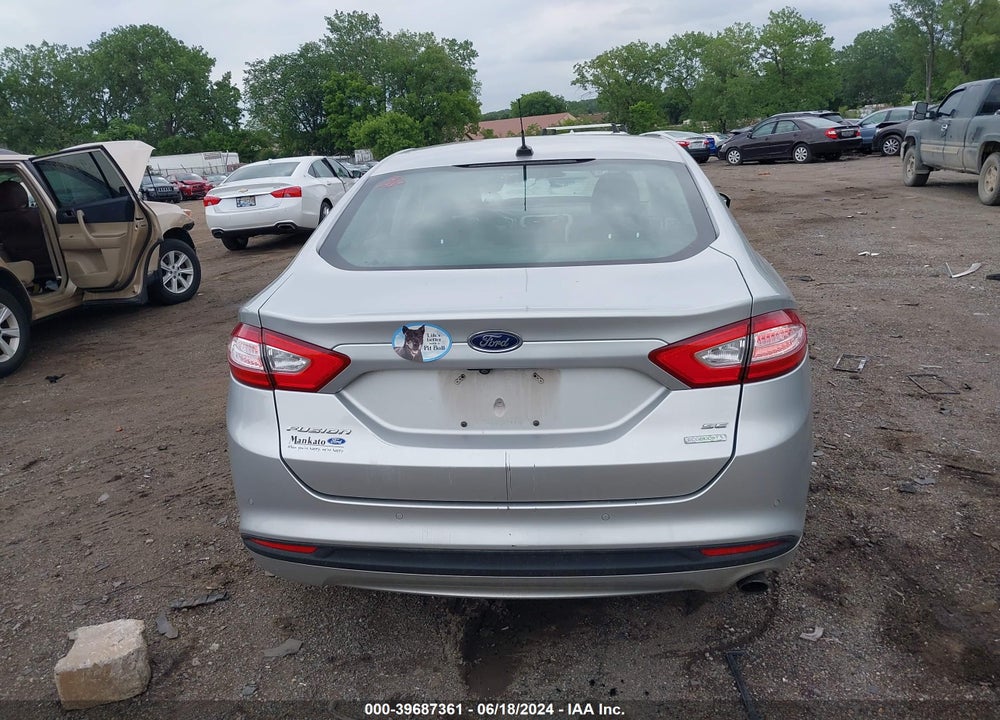 2016 FORD FUSION SE VIN: 3FA6P0HD1GR239862