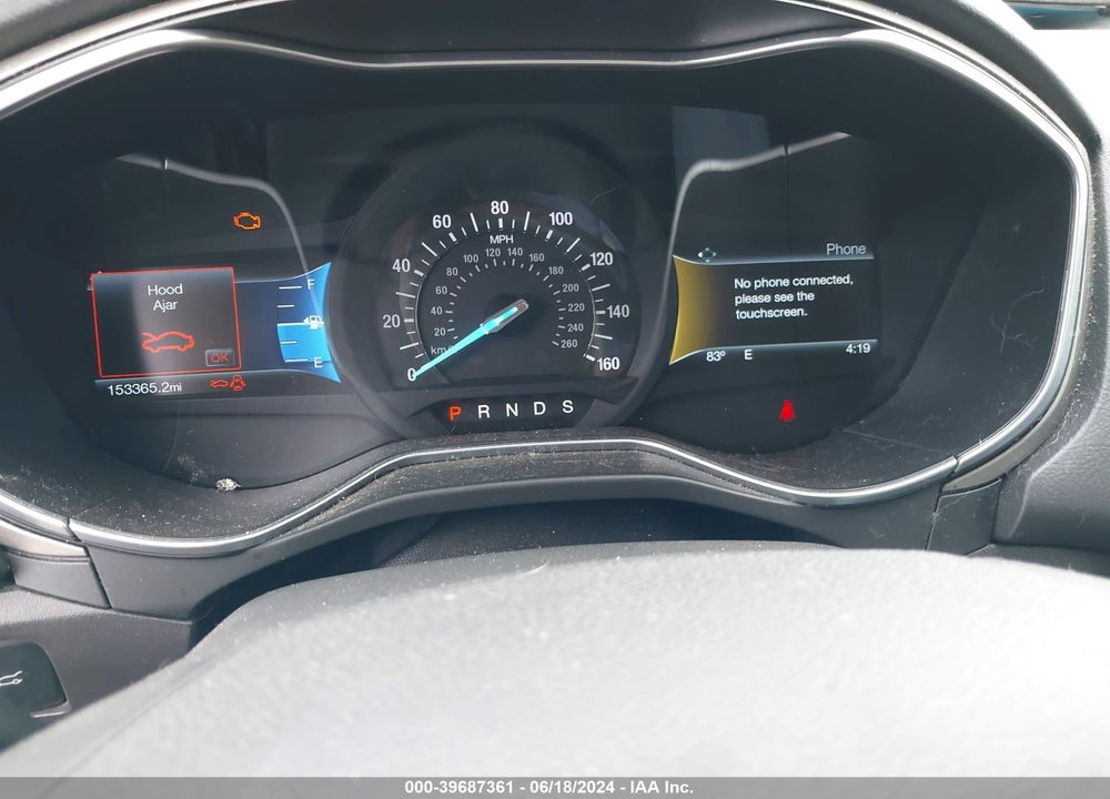 2016 FORD FUSION SE VIN: 3FA6P0HD1GR239862