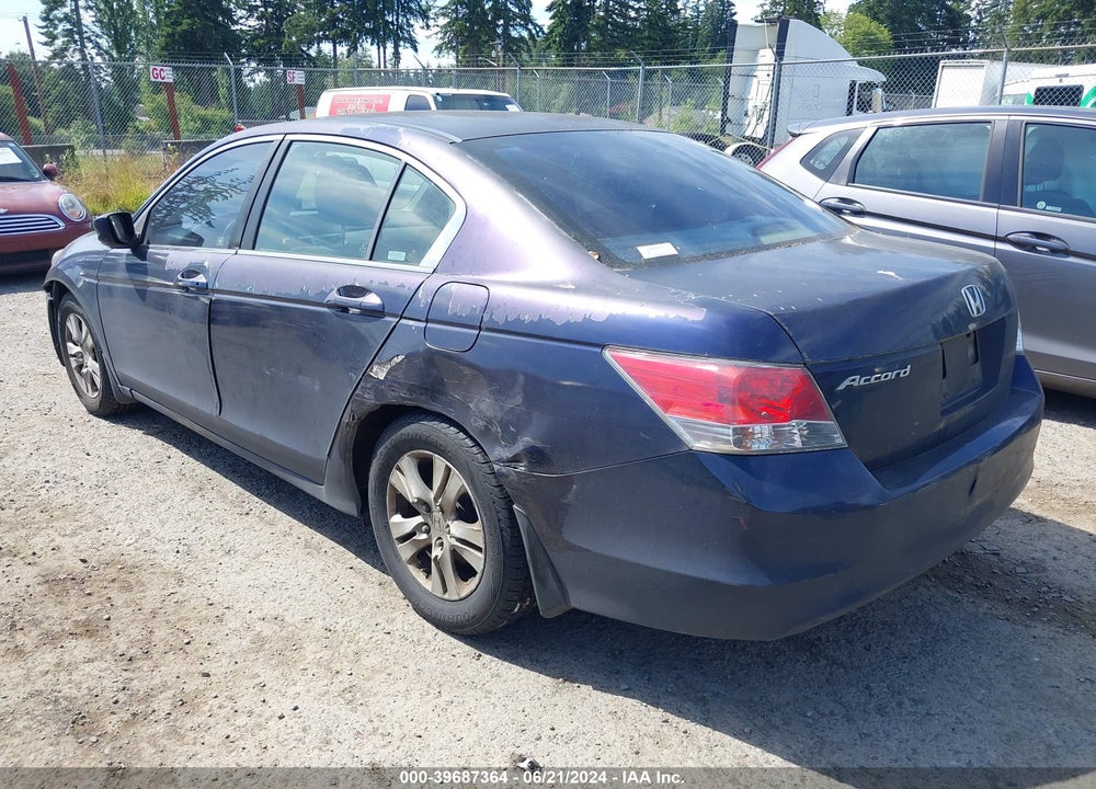 2008 HONDA ACCORD 2.4 LX-P VIN: JHMCP26498C068286