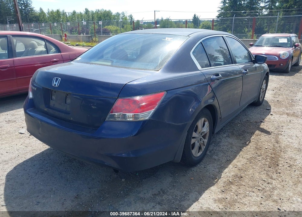 2008 HONDA ACCORD 2.4 LX-P VIN: JHMCP26498C068286
