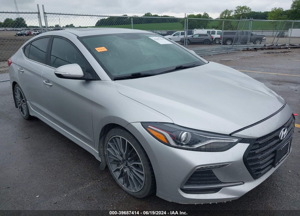 2018 HYUNDAI ELANTRA SPORT VIN: KMHD04LB6JU474899