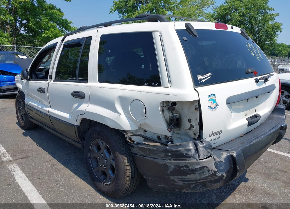 2002 JEEP GRAND CHEROKEE LAREDO VIN: 1J4GW48S42C302591