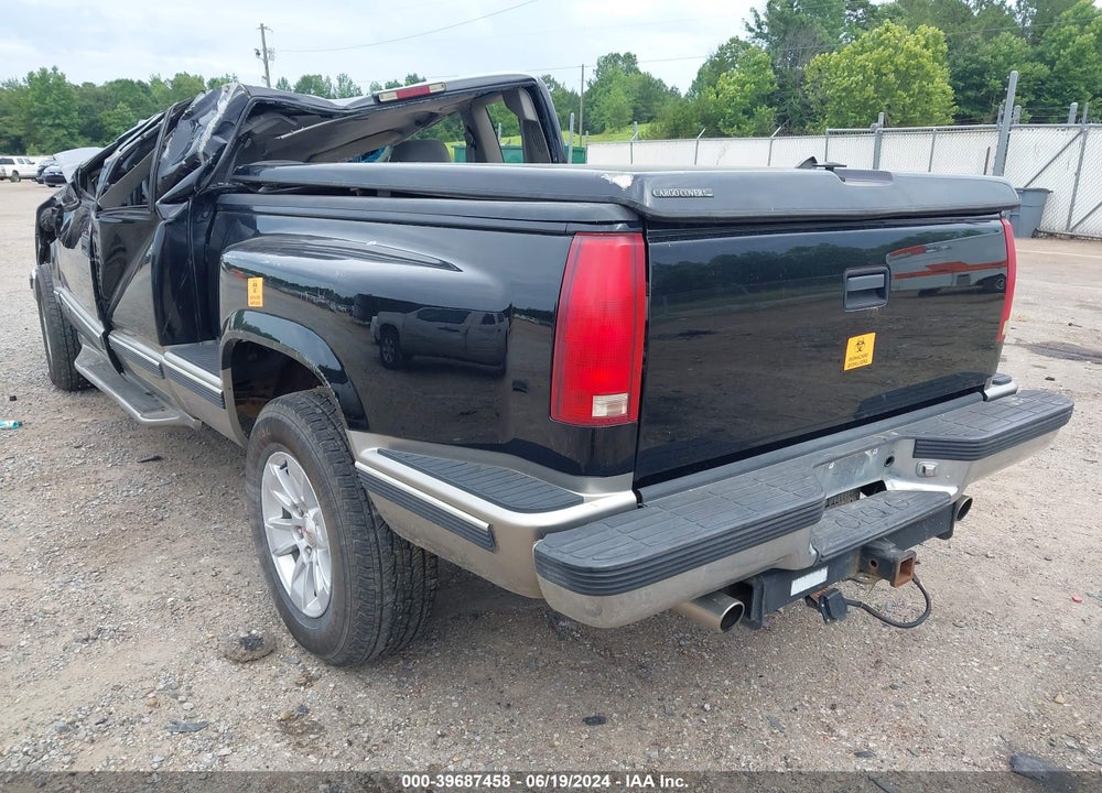 1998 GMC SIERRA 1500 SLE SPORTSIDE VIN: 2GTEK19R1W1513620