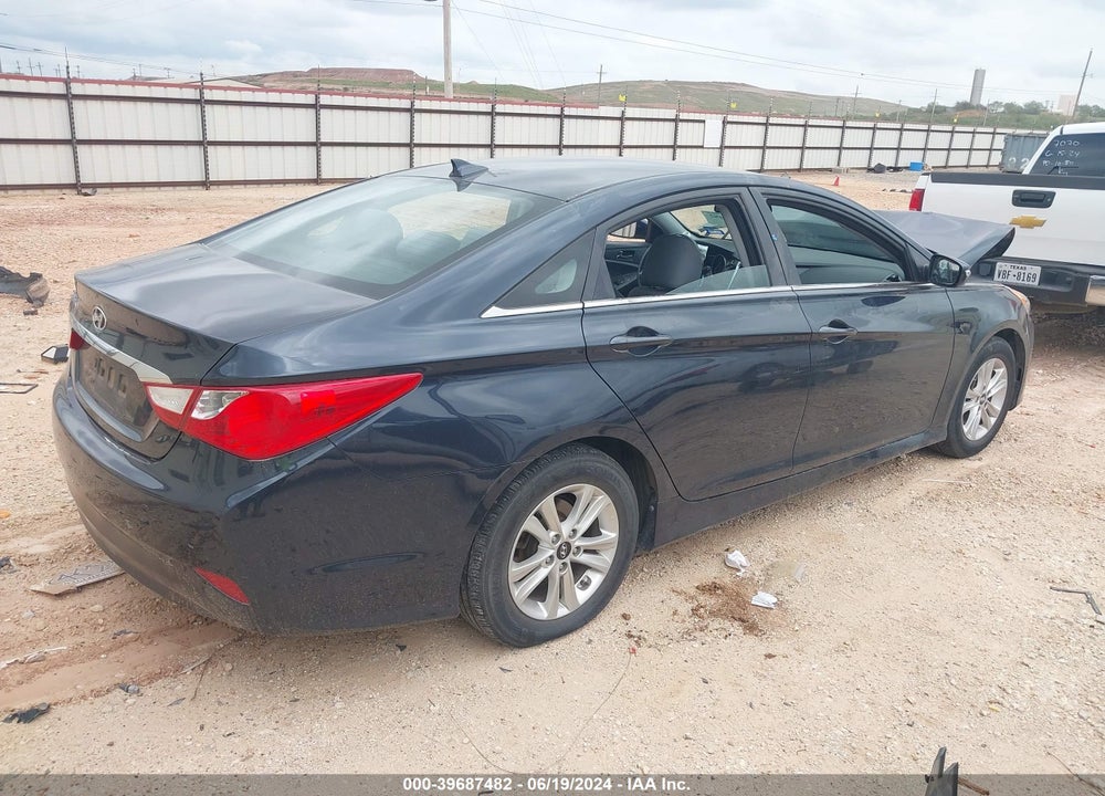 2014 HYUNDAI SONATA GLS VIN: 5NPEB4AC0EH912041