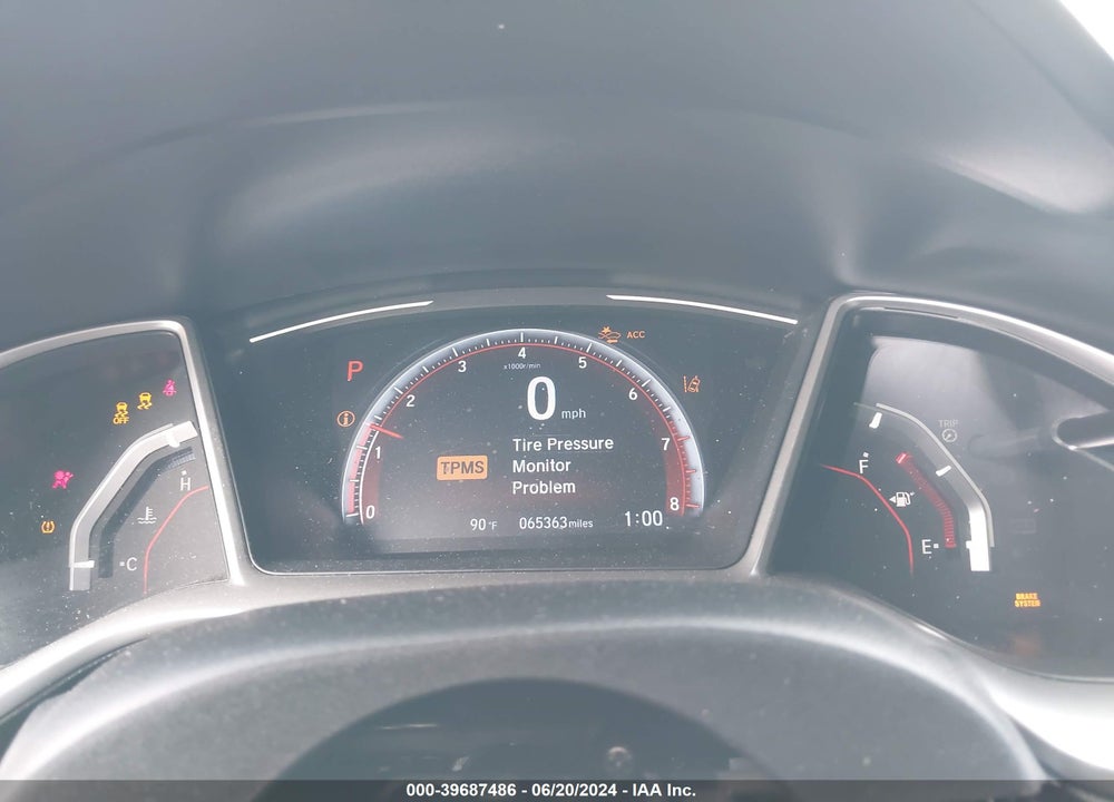 2019 HONDA CIVIC SPORT VIN: 19XFC2F82KE048152