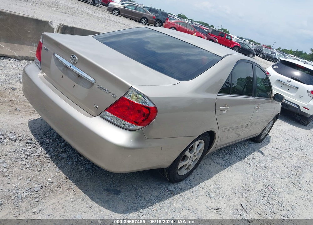 2005 TOYOTA CAMRY XLE V6 VIN: 4T1BF30K85U107688