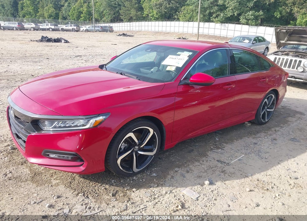 2018 HONDA ACCORD SPORT VIN: 1HGCV1F38JA031919