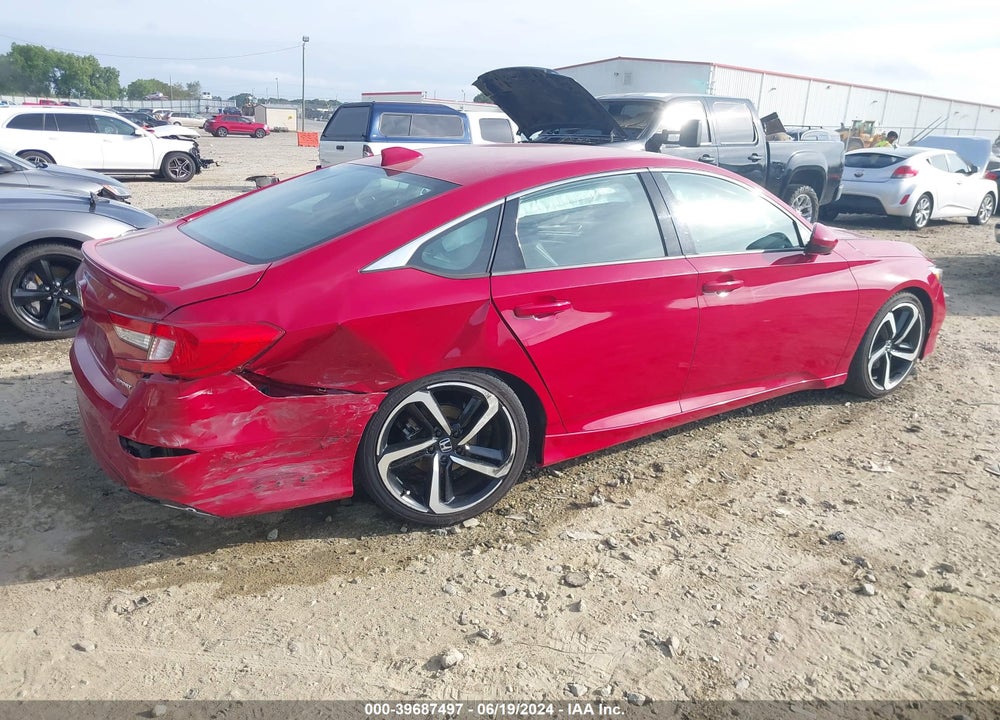 2018 HONDA ACCORD SPORT VIN: 1HGCV1F38JA031919