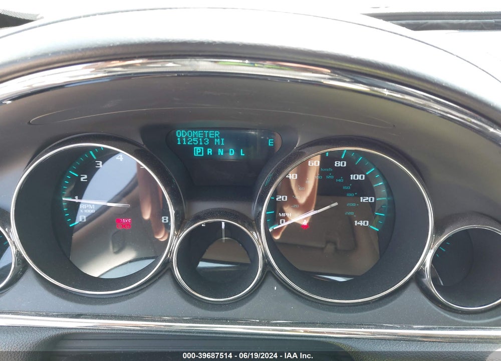 2013 BUICK ENCLAVE PREMIUM VIN: 5GAKVDKD7DJ157608