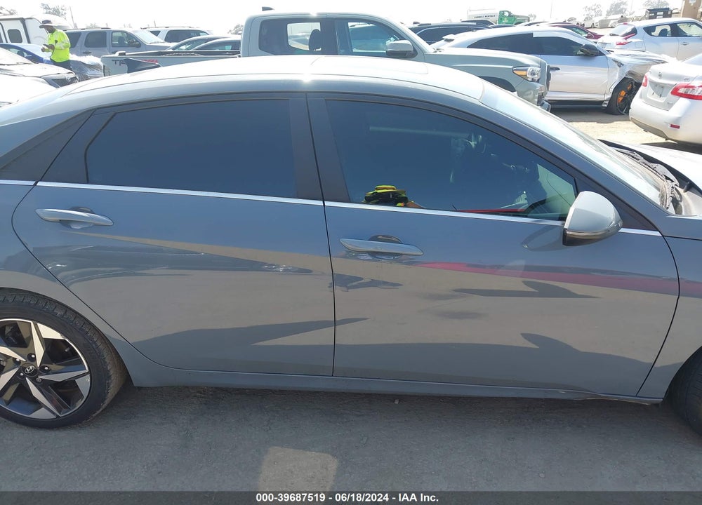 2021 HYUNDAI ELANTRA LIMITED VIN: KMHLP4AG7MU170233