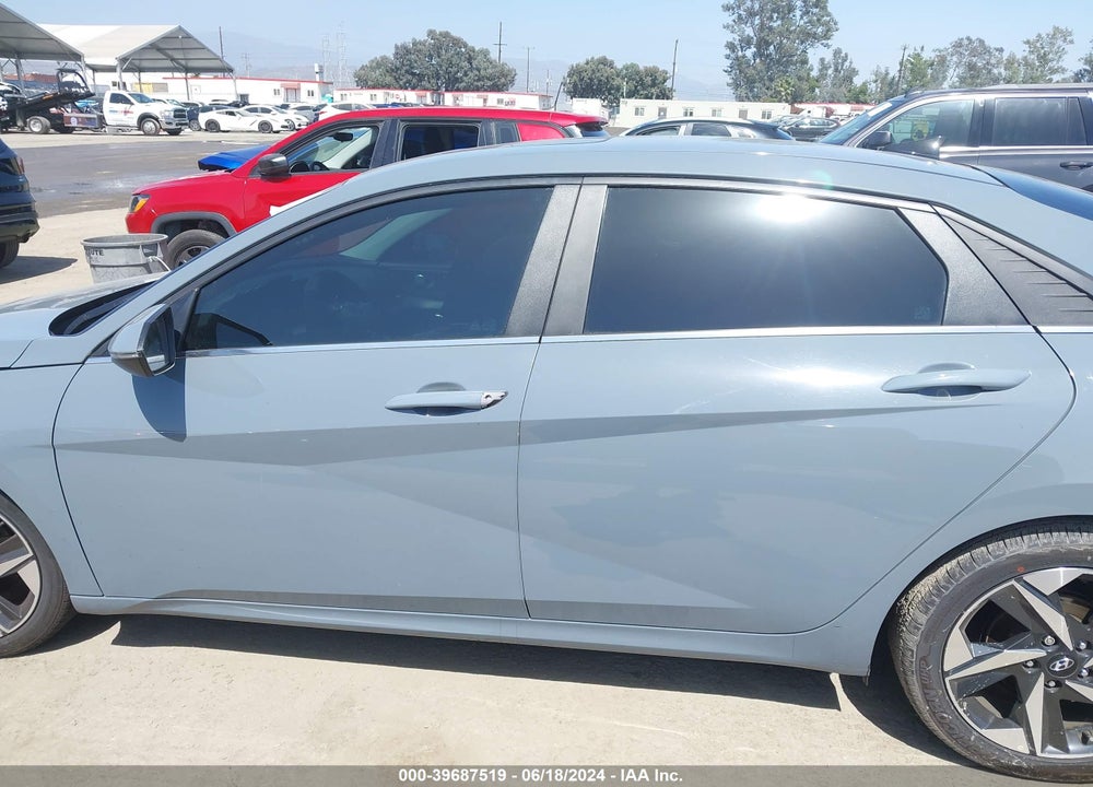 2021 HYUNDAI ELANTRA LIMITED VIN: KMHLP4AG7MU170233