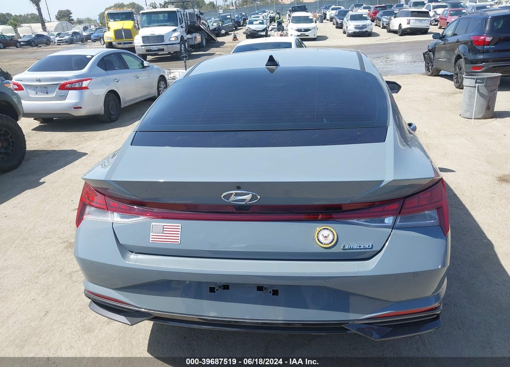 2021 HYUNDAI ELANTRA LIMITED VIN: KMHLP4AG7MU170233