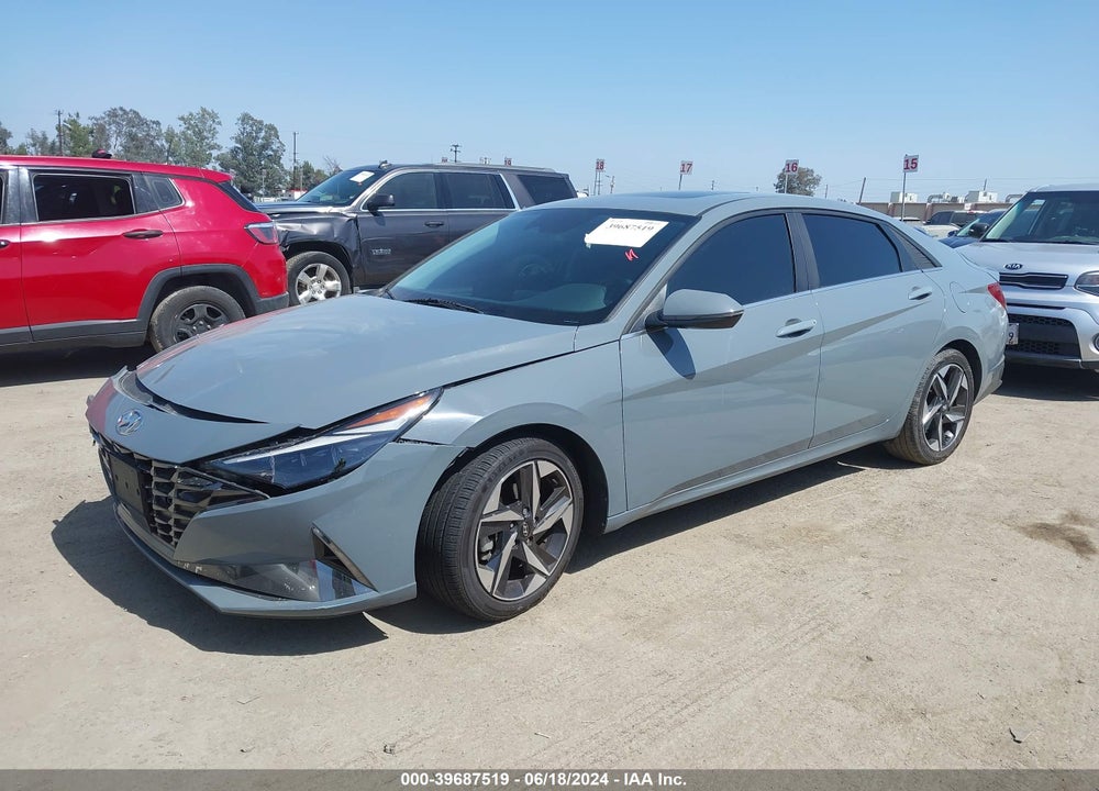 2021 HYUNDAI ELANTRA LIMITED VIN: KMHLP4AG7MU170233