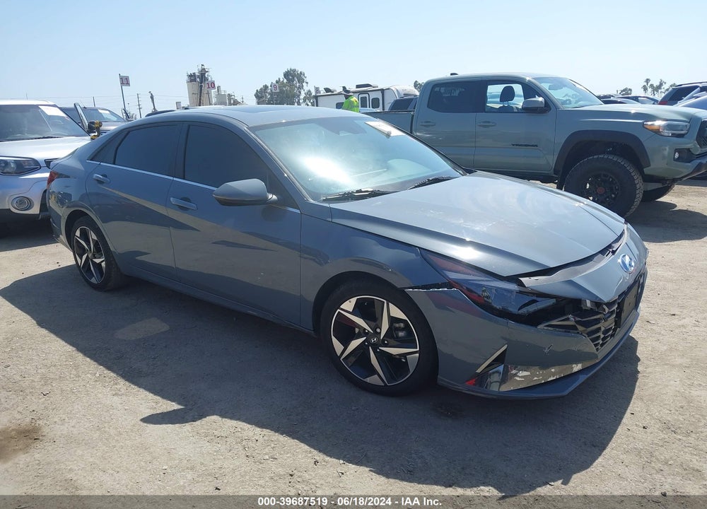2021 HYUNDAI ELANTRA LIMITED VIN: KMHLP4AG7MU170233