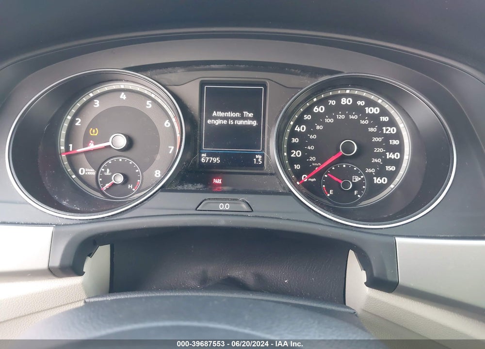 2019 VOLKSWAGEN ATLAS 3.6L V6 SE W/TECHNOLOGY VIN: 1V2UR2CA5KC607664