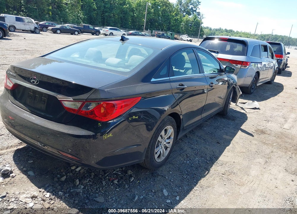 2012 HYUNDAI SONATA GLS VIN: 5NPEB4AC2CH342475
