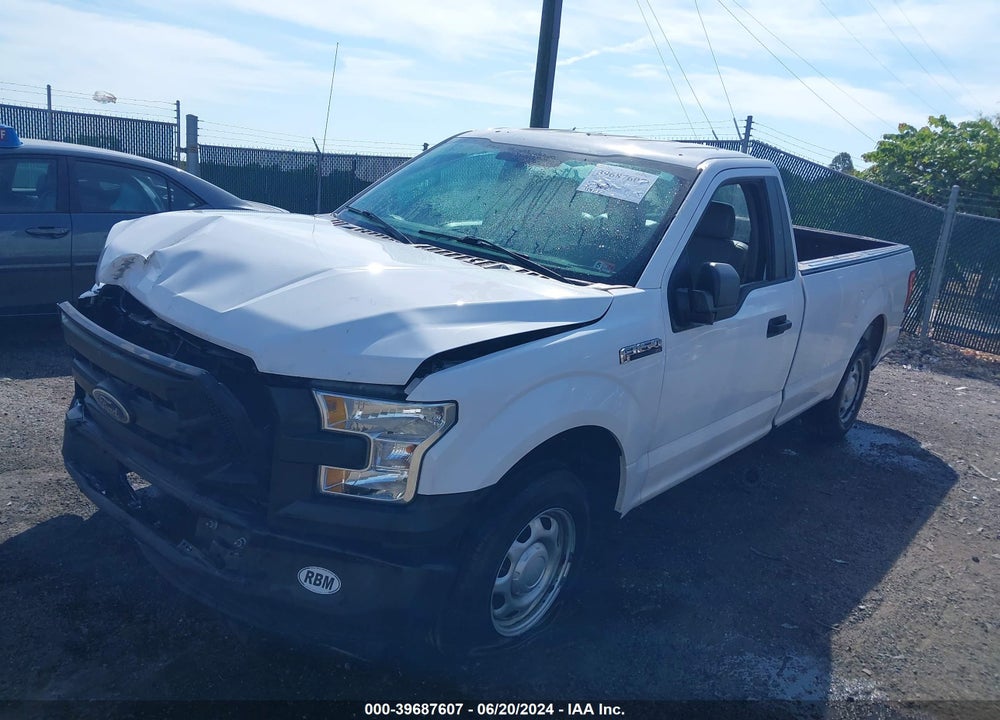 2016 FORD F-150 XL VIN: 1FTMF1C82GKD71330