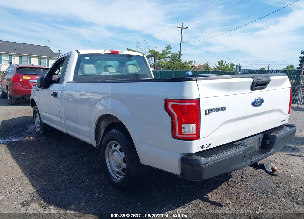 2016 FORD F-150 XL VIN: 1FTMF1C82GKD71330