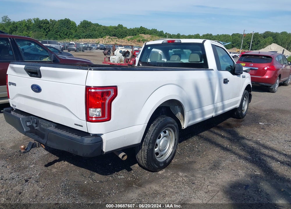2016 FORD F-150 XL VIN: 1FTMF1C82GKD71330